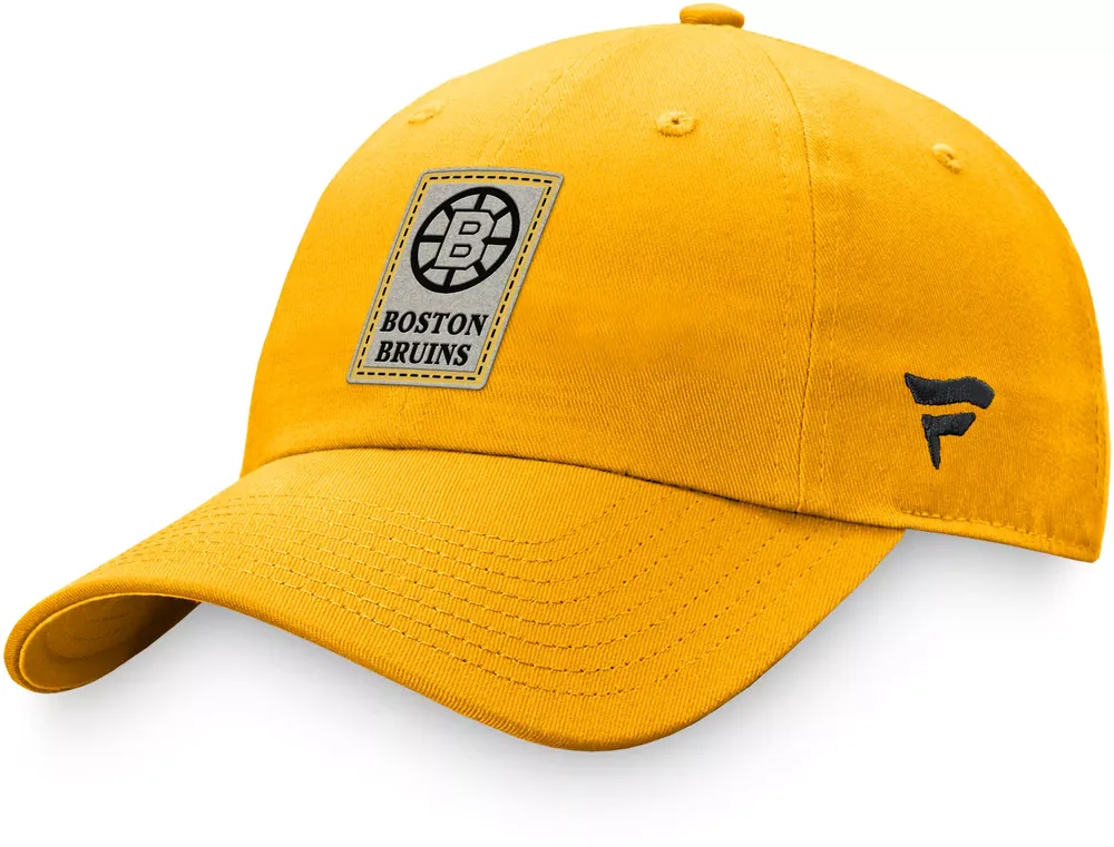 NHL Boston Bruins Patch Gold Adjustable Hat