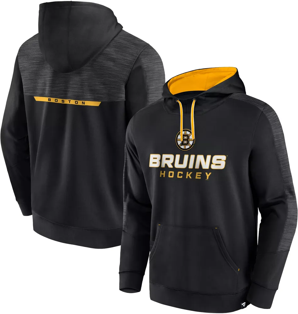 NHL Boston Bruins Wordmark Black Pullover Hoodie