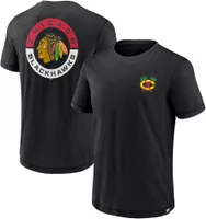 NHL Chicago Blackhawks 2-Hit Logo Black T-Shirt