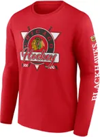 NHL Chicago Blackhawks Graphic Sleeve Hit Red Long Sleeve Shirt