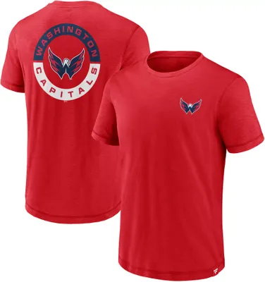 NHL Washington Capitals 2-Hit Logo Red T-Shirt