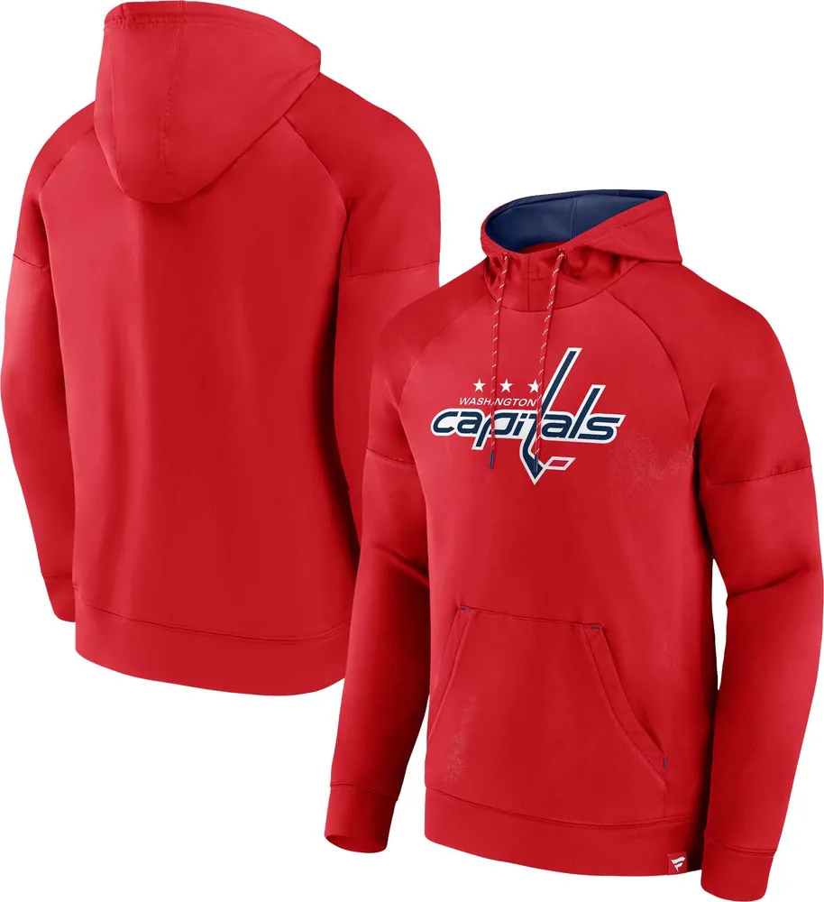 NHL Washington Capitals Iconic Defender Red/Navy Pullover Hoodie