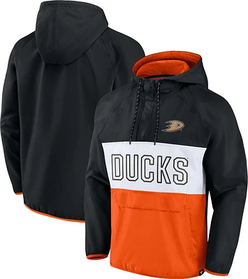 NHL Anaheim Ducks Defender Black Pullover Jacket