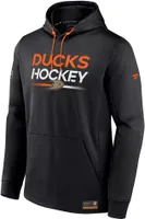 NHL Anaheim Ducks Authentic Pro Rink Black Pullover Hoodie