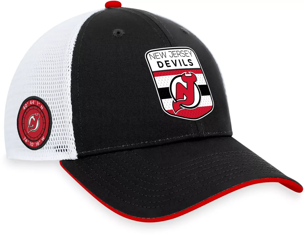 NHL New Jersey Devils 2023-2024 Authentic Pro Draft Trucker Hat