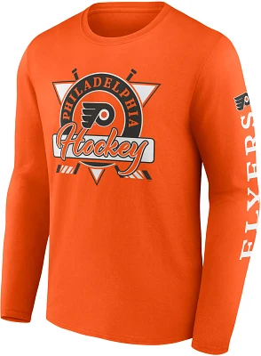 NHL Philadelphia Flyers Graphic Sleeve Hit Orange Long Sleeve Shirt