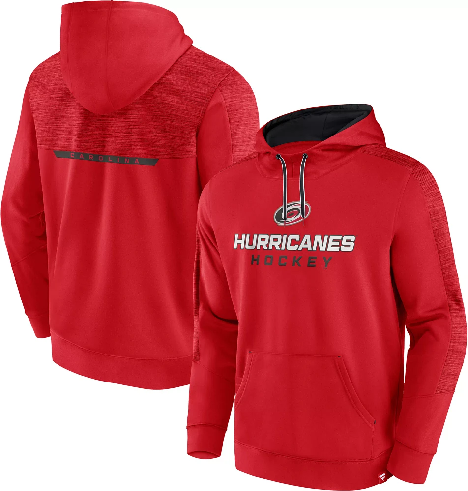 NHL Carolina Hurricanes Wordmark Red Pullover Hoodie