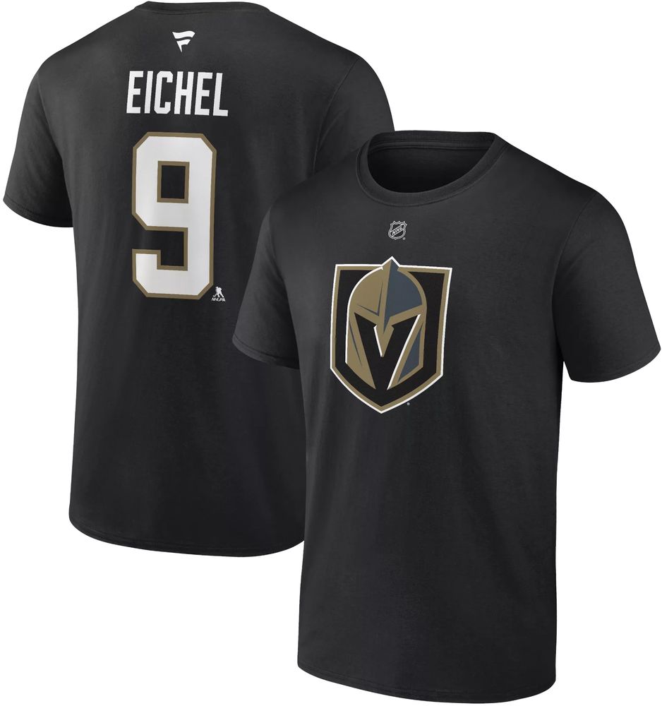 NHL Vegas Golden Knights Jack Eichel #9 Black T-Shirt