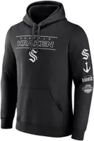 NHL Seattle Kraken Sleeve Hits Black Pullover Hoodie