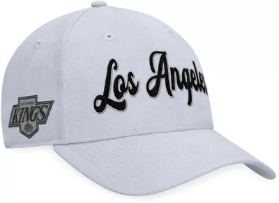 NHL Los Angeles Kings Vintage Suede Grey Snapback Hat