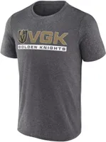 NHL Vegas Golden Knights Logo Grey Tri-Blend T-Shirt