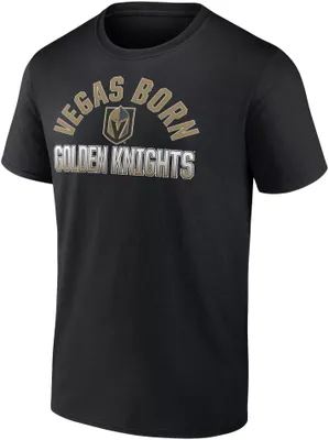 NHL Vegas Golden Knights Iced Out Black T-Shirt