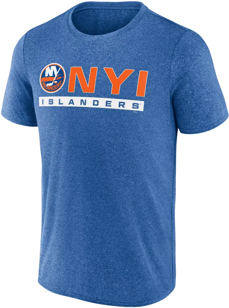 NHL New York Islanders Logo Blue Tri-Blend T-Shirt