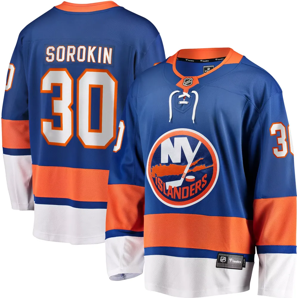 NHL New York Islanders Ilya Sorokin #30 Breakaway Home Replica Jersey