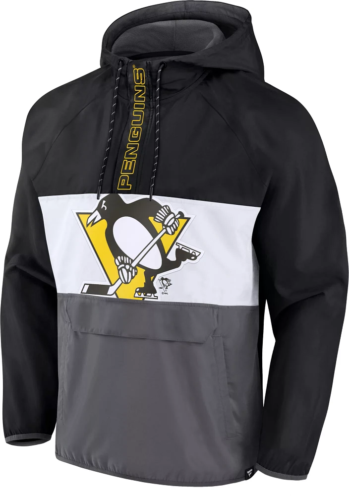 NHL Pittsburgh Penguins Anorak Black Pullover Jacket