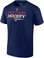 NHL Florida Panthers 2023 Authentic Pro Primary Logo Navy T-Shirt