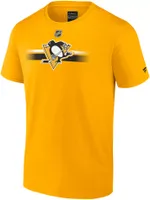 NHL Pittsburgh Penguins 2023 Authentic Pro Secondary Logo Yellow T-Shirt