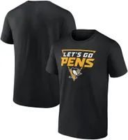 NHL Pittsburgh Penguins Ice Cluster Black T-Shirt