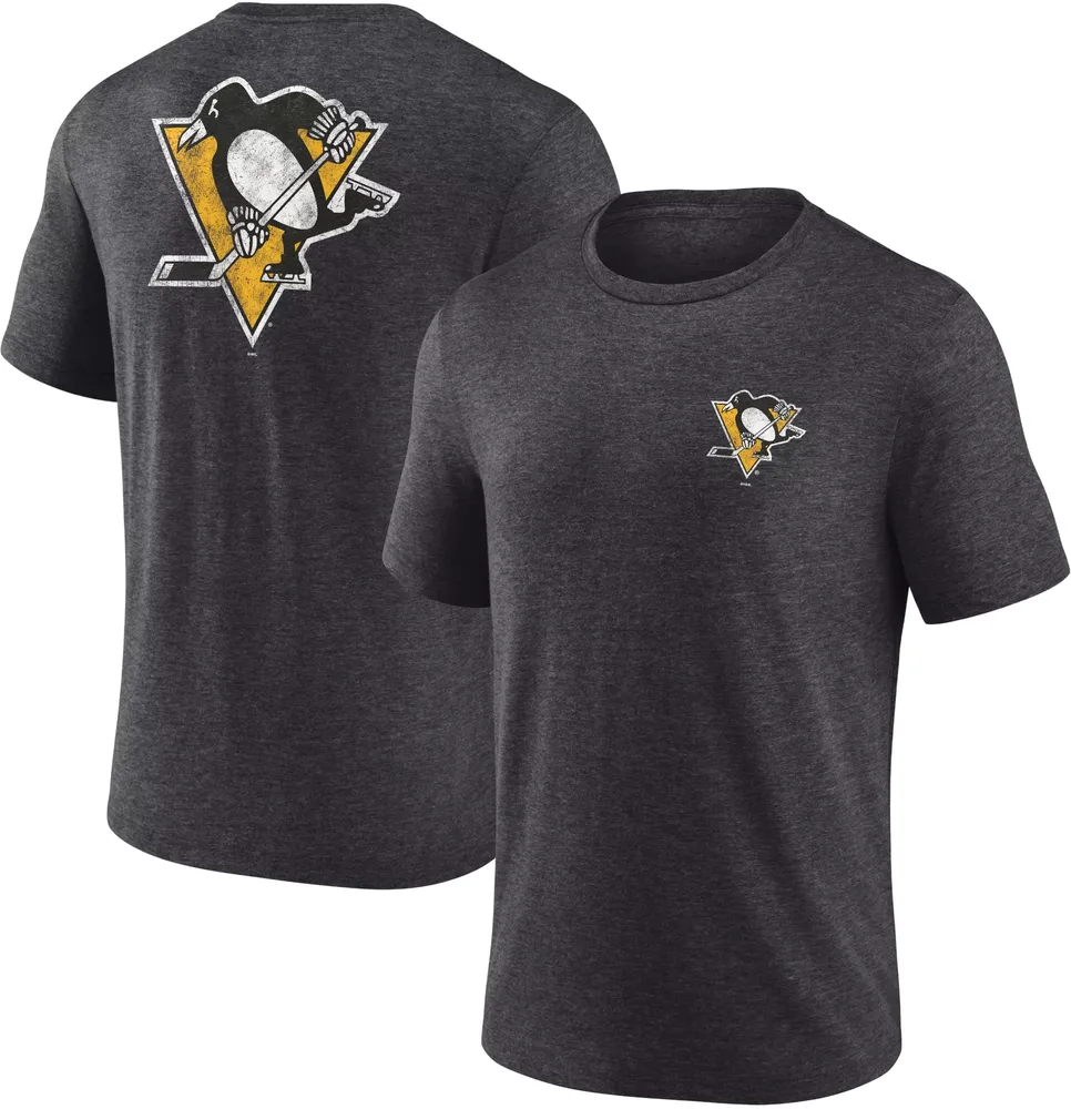 NHL Pittsburgh Penguins Shoulder Patch Grey T-Shirt