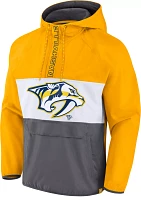 NHL Nashville Predators Anorak Gold Pullover Jacket