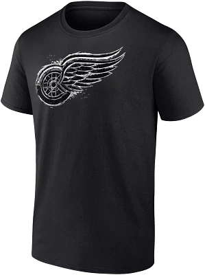 NHL Detroit Red Wings Iced Out Black T-Shirt