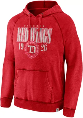 NHL Detroit Red Wings Vintage Snow Wash Pullover Hoodie