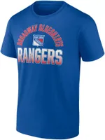 NHL New York Rangers Wordmark Blue T-Shirt