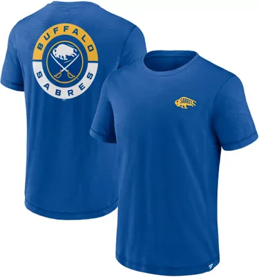 NHL Buffalo Sabres 2-Hit Logo Blue T-Shirt