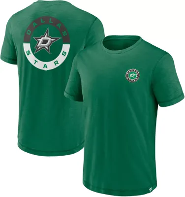 NHL Dallas Stars 2-Hit Logo Green T-Shirt