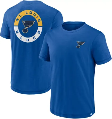 NHL St. Louis Blues 2-Hit Logo Blue T-Shirt