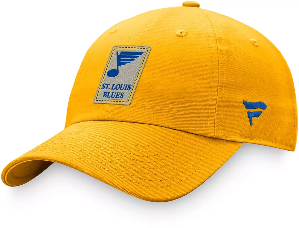 NHL St. Louis Blues Patch Gold Adjustable Hat