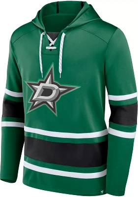 NHL Dallas Stars Laced Up Green Pullover Hoodie