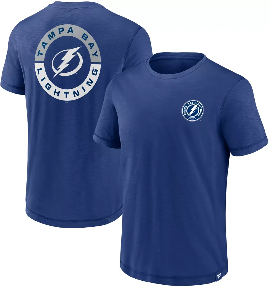 NHL Tampa Bay Lightning 2-Hit Logo Blue T-Shirt