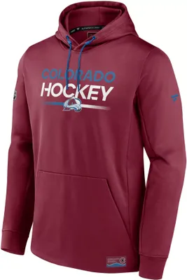 NHL Colorado Avalanche Authentic Pro Rink Maroon Pullover Hoodie