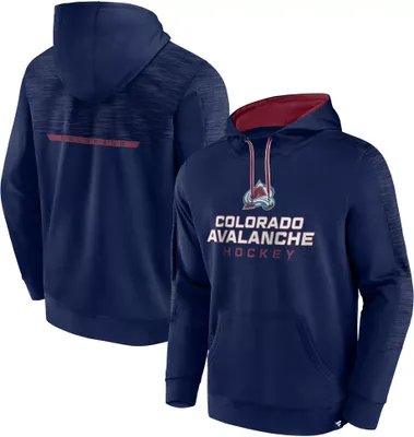 NHL Colorado Avalanche Wordmark Navy Pullover Hoodie