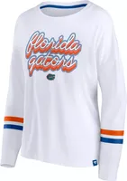 NCAA Women's Florida Gators White Iconic Long Sleeve T-Shirt