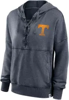 NCAA Women's Tennessee Volunteers Grey True Classic Acid Wash Lace Up Hoodie