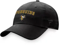 NHL Women's Pittsburgh Penguins Script Black Dad Hat