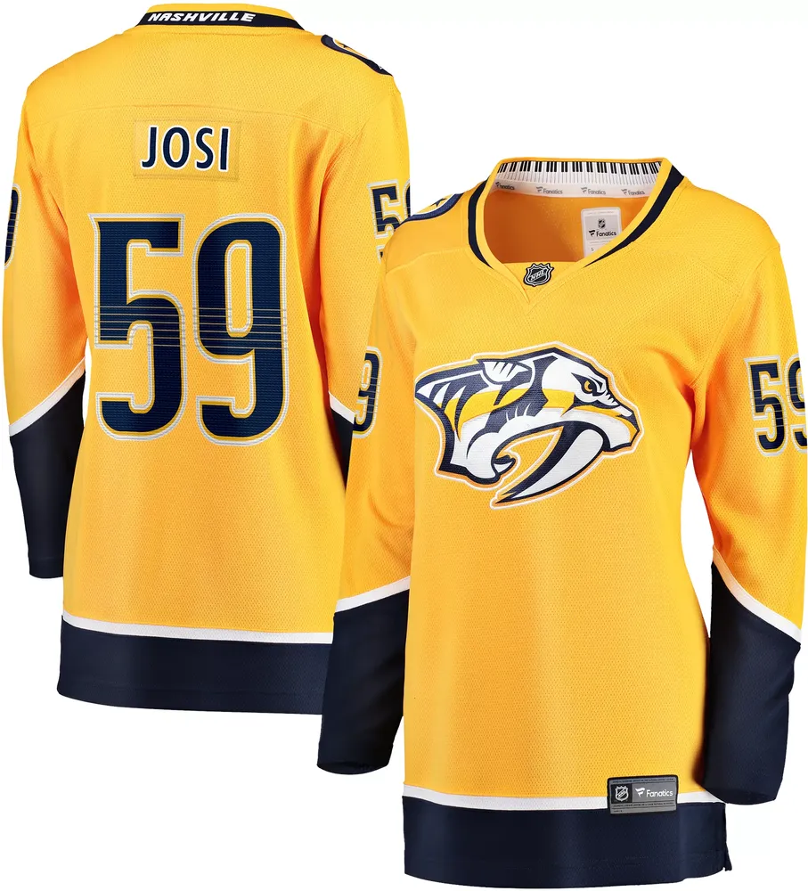 NHL Women's Nashville Predators Roman Josi #59 Breakaway Home Replica Jersey