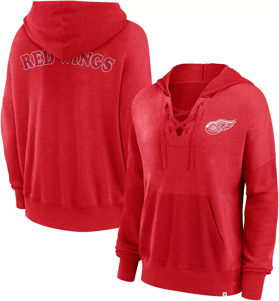 NHL Women's Detroit Red Wings Snow Wash Pullover Hoodie