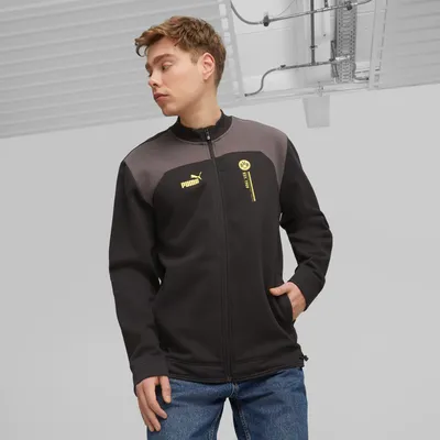 PUMA Borussia Dortmund Futbol Culture Black Jacket