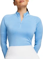 PUMA Women's Long Sleeve 1/4 Zip YouV Golf Shirt