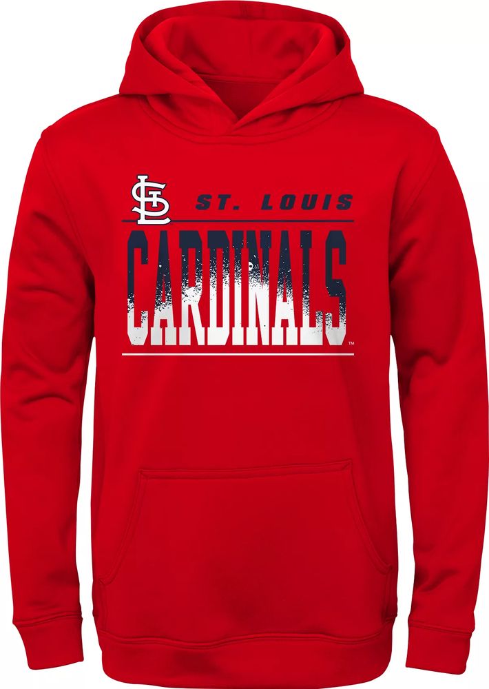 Dick's Sporting Goods MLB Team Apparel Youth St. Louis Cardinals Red Play  Fleece Hoodie