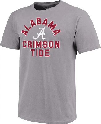 Image One Men's Alabama Crimson Tide Grey Retro Stack T-Shirt