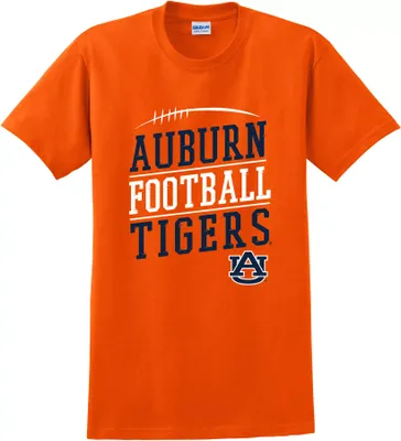 Image One Men's Auburn Tigers Orange Basic Football T-Shirt