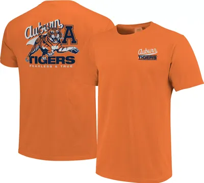 Image One Men's Auburn Tigers Orange Tiger Vintage T-Shirt