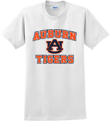 Image One Men's Auburn Tigers White Spirit T-Shirt