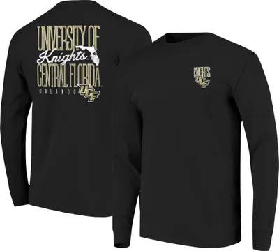 Image One Men's UCF Knights Black Tall Type State Long Sleeve T-Shirt