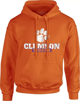 Image One Men's Clemson Tigers Orange School Pride Hoodie