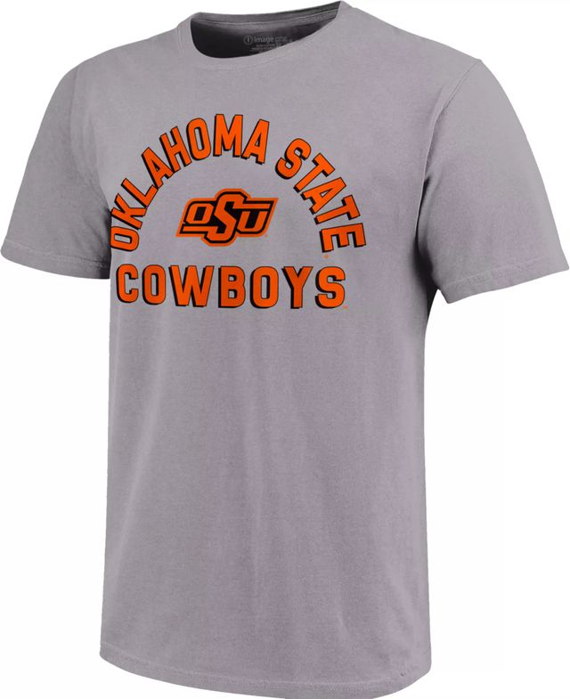 Nike Oklahoma State Cowboys Mens Grey Varsity Logo Short Sleeve